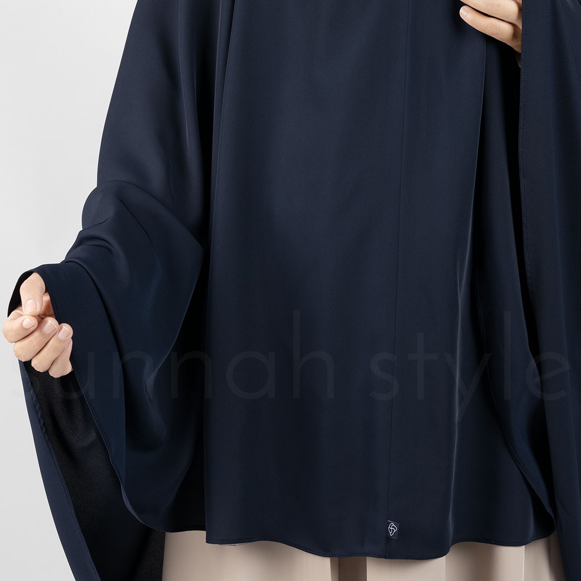 Sunnah Style Essentials Khimar Full Length Navy Blue